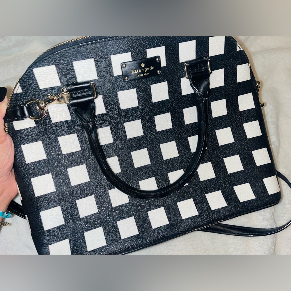 Kate Spade Checkered purse - Picture 2 of 8